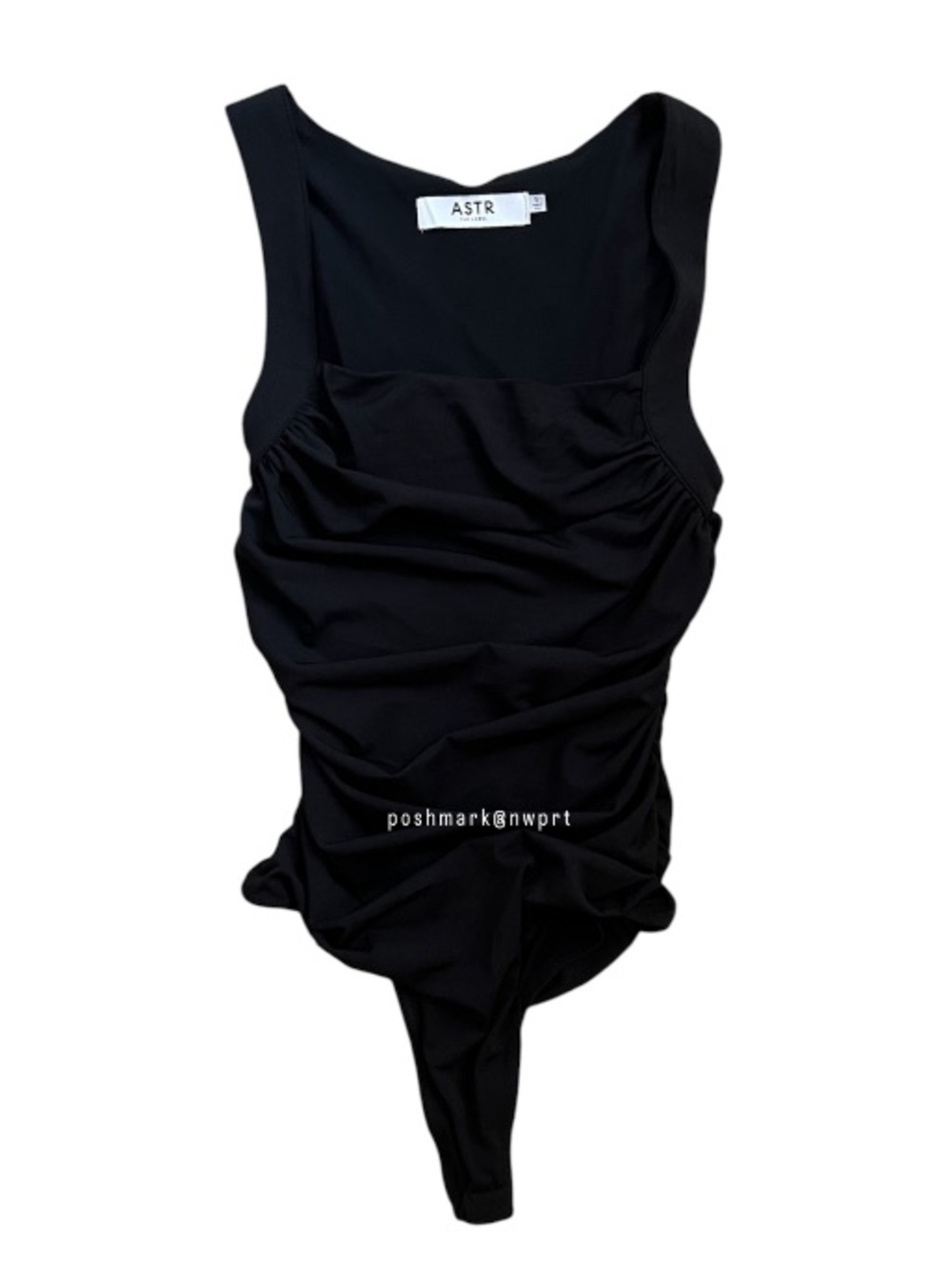 ASTR Voncile Ruched Bodysuit Tank Top S Small - Picture 2 of 10